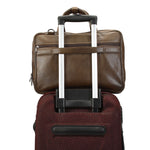 Load image into Gallery viewer, RL Leather Laptop Messenger Office 16inch Bag for Men - WALLETSNBAGS