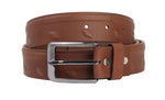 Load image into Gallery viewer, Formal Oillpullup Rib & Emboss Leather Mens belt - WALLETSNBAGS