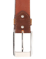 Load image into Gallery viewer, RL Nubuck middle rib formal leather mens belt - WALLETSNBAGS
