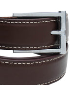 Load image into Gallery viewer, Novapull ribbed & stitched Leather Mens belt - WALLETSNBAGS