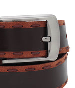 Load image into Gallery viewer, NovaPull Weaved Casual Mens Leather Belt - WALLETSNBAGS