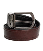 Load image into Gallery viewer, RL Double Stitch Reversible Leather Belt - WALLETSNBAGS