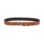 Load image into Gallery viewer, RL S Buckle Leather Mens Belt - WALLETSNBAGS