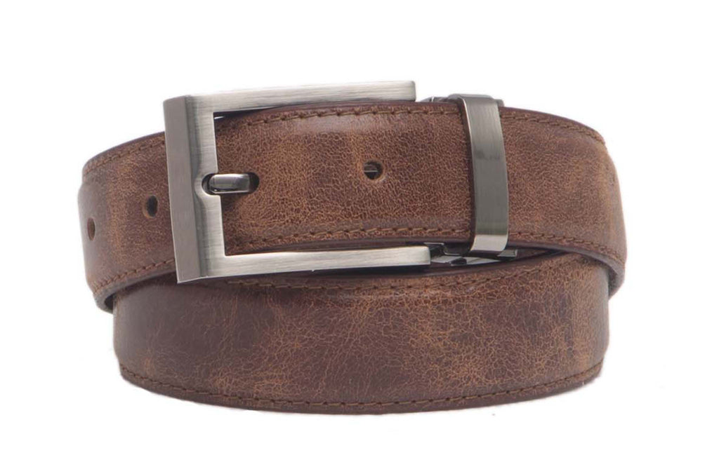 RL Crackle Real Leather Formal Belt 30mm - WALLETSNBAGS