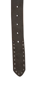 Load image into Gallery viewer, RL Crackle Hand stitch Casual Leather Belt - WALLETSNBAGS