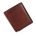 Load image into Gallery viewer, Basic Buttoned Leather Tri Fold Wallet - WALLETSNBAGS