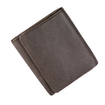 Load image into Gallery viewer, Basic Buttoned Leather Tri Fold Wallet - WALLETSNBAGS