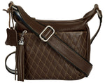 Load image into Gallery viewer, RL Daisy Quilted Leather Ladies Handbag - WALLETSNBAGS