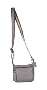 Load image into Gallery viewer, RL Daisy Quilted Leather Ladies Handbag - WALLETSNBAGS