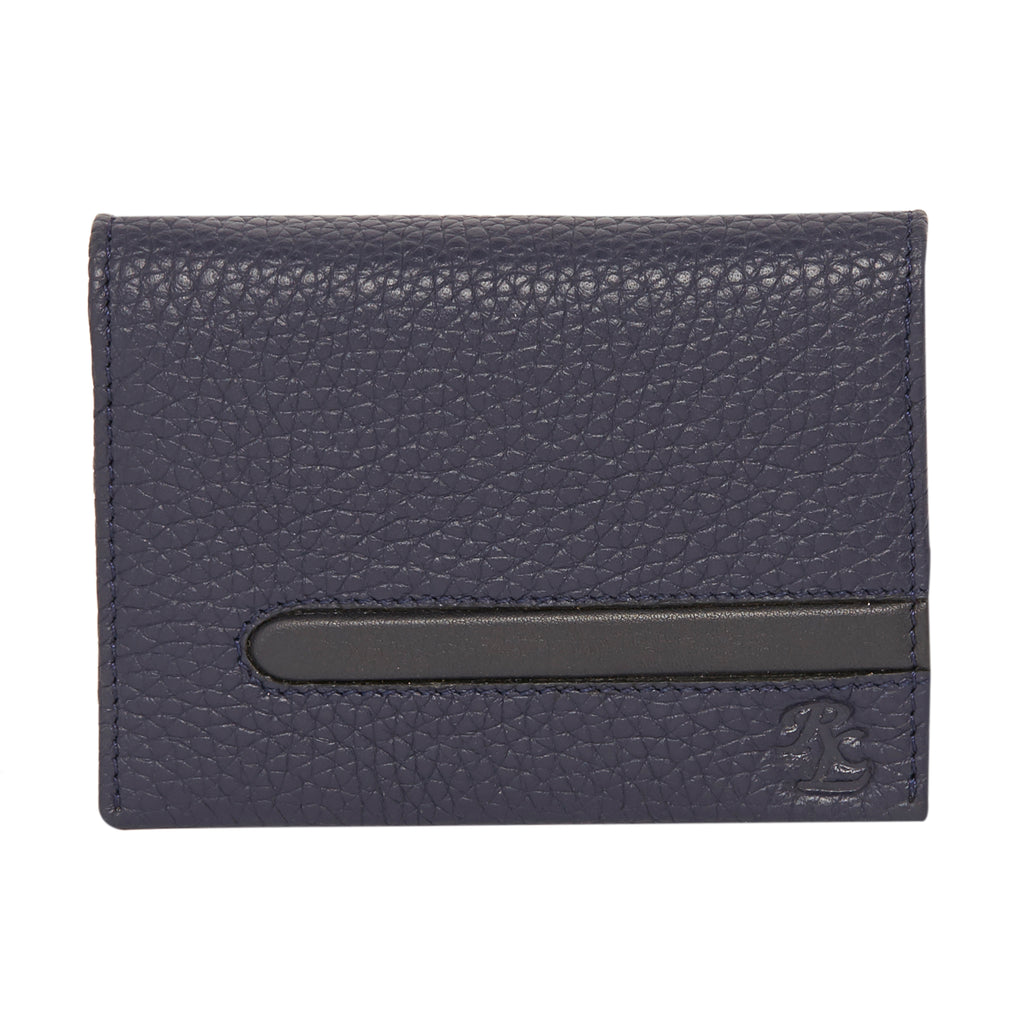 RL Wave Leather Credit Card case Wallet - WALLETSNBAGS