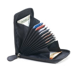 Load image into Gallery viewer, RL Zipper Leather Card Holder - Walletsnbags