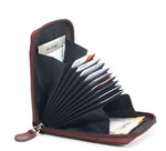 Load image into Gallery viewer, RL Zipper Leather Card Holder - Walletsnbags