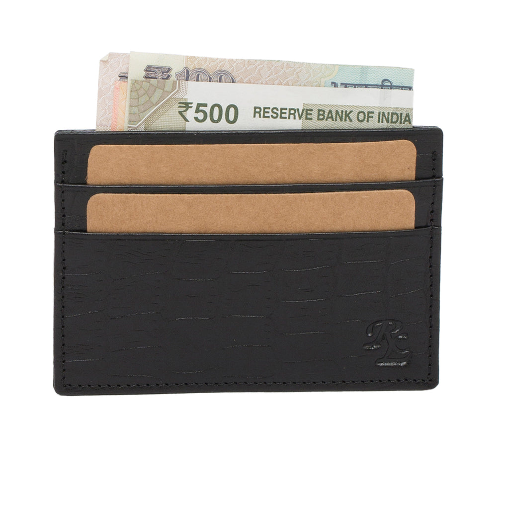 RL Leather Pocket Card Holder - [walletsnbags_name]