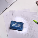 Load image into Gallery viewer, Leather Pillow Paper Weight for office - WALLETSNBAGS