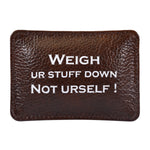 Load image into Gallery viewer, Leather Pillow Paper Weight for office - WALLETSNBAGS