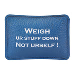 Load image into Gallery viewer, Leather Pillow Paper Weight for office - WALLETSNBAGS