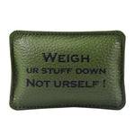 Load image into Gallery viewer, Leather Pillow Paper Weight for office - WALLETSNBAGS