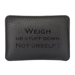 Load image into Gallery viewer, Leather Pillow Paper Weight for office - WALLETSNBAGS