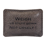 Load image into Gallery viewer, Leather Pillow Paper Weight for office - WALLETSNBAGS