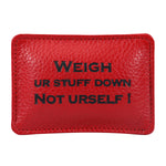 Load image into Gallery viewer, Leather Pillow Paper Weight for office - WALLETSNBAGS