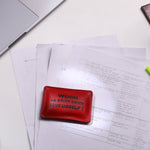 Load image into Gallery viewer, Leather Pillow Paper Weight for office - WALLETSNBAGS