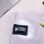 Load image into Gallery viewer, Leather Pillow Paper Weight for office - WALLETSNBAGS