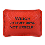 Load image into Gallery viewer, Leather Pillow Paper Weight for office - WALLETSNBAGS
