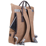 Load image into Gallery viewer, Astro Waxed Canvas Leather Haversack - WALLETSNBAGS