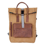 Load image into Gallery viewer, Astro Waxed Canvas Leather Haversack - WALLETSNBAGS