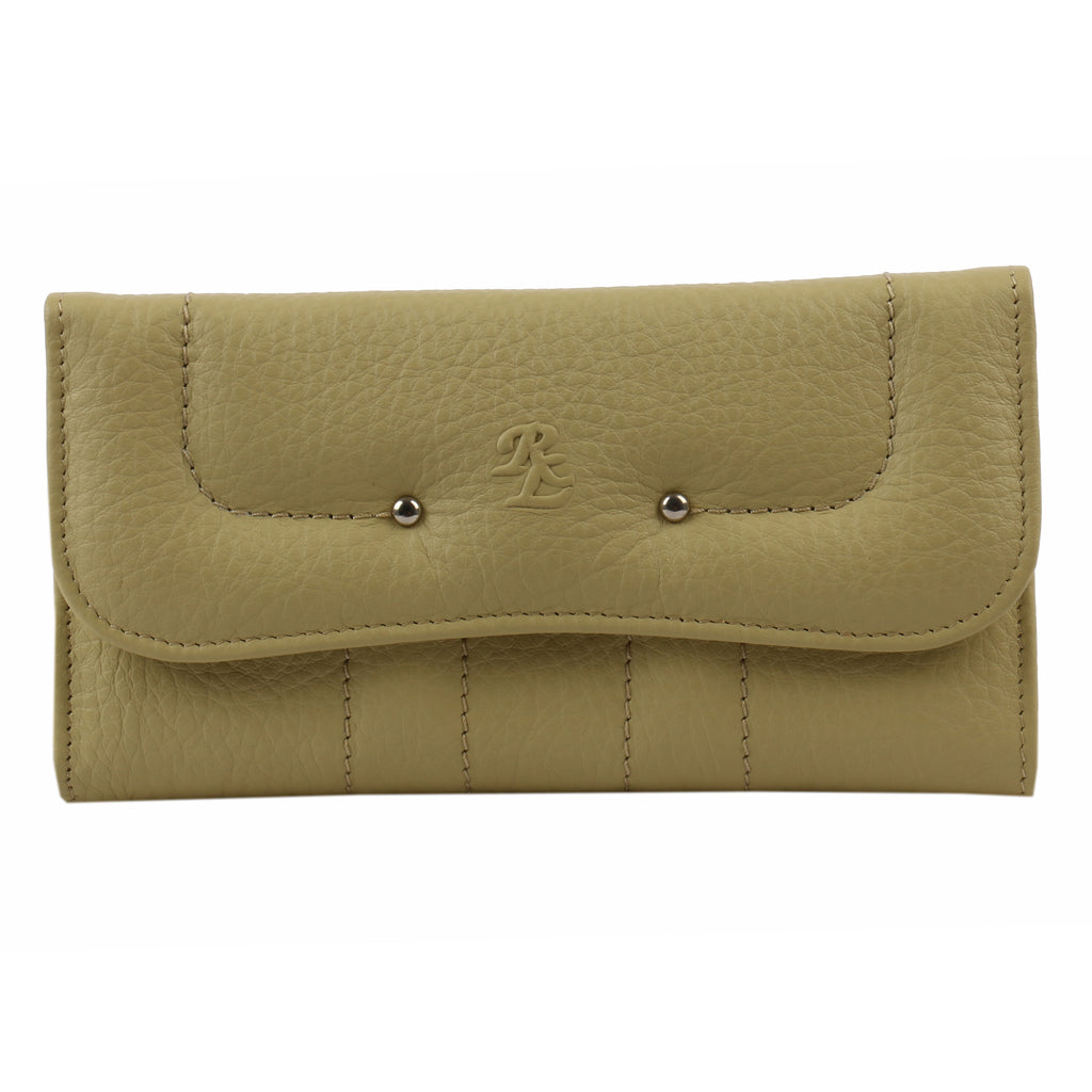 RL Magna Leather Ladies Wallet Clutch - WALLETSNBAGS