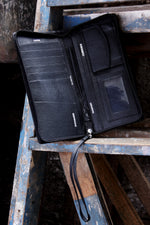Load image into Gallery viewer, RL Leather Full Zip Passport & Ticket Holder/document holder - WALLETSNBAGS