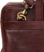 Load image into Gallery viewer, RL Leather Office Portfolio bag – Comfy slide handle - WALLETSNBAGS
