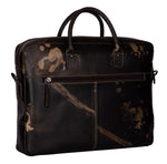 Load image into Gallery viewer, RL Oliver Mens Leather Business Briefcase Messenger - WALLETSNBAGS