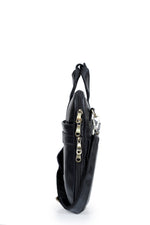 Load image into Gallery viewer, Vegan leather expandable slim laptop bag - Walletsnbags