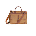 Load image into Gallery viewer, Esquire Laptop Coated Canvas Leather Messenger Bag - Walletsnbags