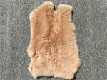 Load image into Gallery viewer, Natural Tanned Leather Fur Hide (10" by 12" Pelt with Sewing Quality Leather) - Walletsnbags