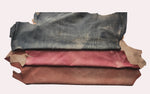 Load image into Gallery viewer, Full Skin Shaded Distressed Look Leather for Leather Crafting Accessories DIY - WALLETSNBAGS