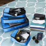 Load image into Gallery viewer, RL Packing cubes organizer for travel//wardrobe storage//cover bag//pouch small medium large set of 4 - Walletsnbags