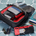 Load image into Gallery viewer, RL Packing cubes organizer for travel//wardrobe storage//cover bag//pouch small medium large set of 4 - Walletsnbags