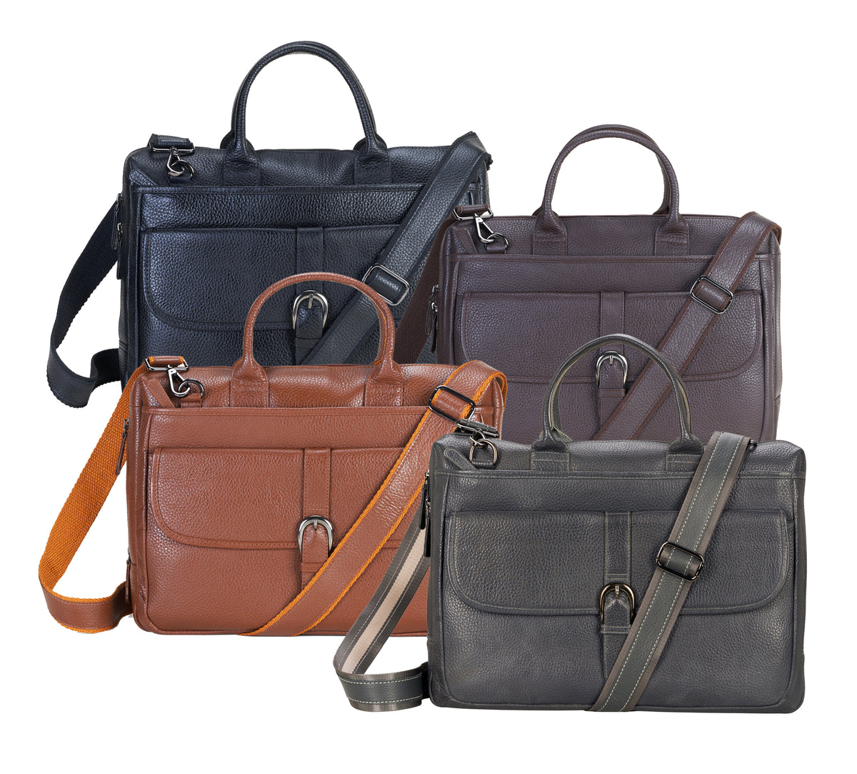 Esquire Laptop Leather Messenger Bag Walletsnbags