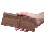 Load image into Gallery viewer, BATUM Magnetic Leather Money Clip Men Card Wallet - Walletsnbags
