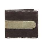 Load image into Gallery viewer, Nubuck Middle Rib Wallet For Men - WALLETSNBAGS
