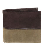 Load image into Gallery viewer, Dual Colour Nubuck Leather Mens Wallet - WALLETSNBAGS