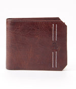 Load image into Gallery viewer, Cross Cut Double Stitch Wallet - WALLETSNBAGS