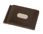 Load image into Gallery viewer, RL Magnetic Leather Zipper Money Clip RFID Card Wallet for Men - WALLETSNBAGS