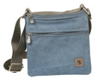 Load image into Gallery viewer, RL Twin Stylish Canvas Sling Cross Body Travel Office Business Messenger one Side Shoulder Bag - WALLETSNBAGS