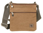 Load image into Gallery viewer, RL Twin Stylish Canvas Sling Cross Body Travel Office Business Messenger one Side Shoulder Bag - WALLETSNBAGS