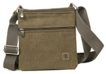 Load image into Gallery viewer, RL Twin Stylish Canvas Sling Cross Body Travel Office Business Messenger one Side Shoulder Bag - WALLETSNBAGS