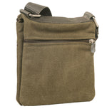 Load image into Gallery viewer, RL Twin Stylish Canvas Sling Cross Body Travel Office Business Messenger one Side Shoulder Bag - WALLETSNBAGS