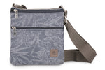 Load image into Gallery viewer, RL Twin side waxedcanvas floral print travel pouch/sling bag - WALLETSNBAGS